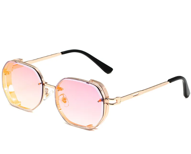 Men's Fashion Square Metal Sunglasses Karis Fashions