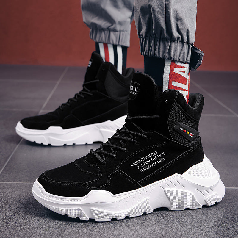 Trendy High Top Men's Shoes for Fall and Winter Karis Fashions