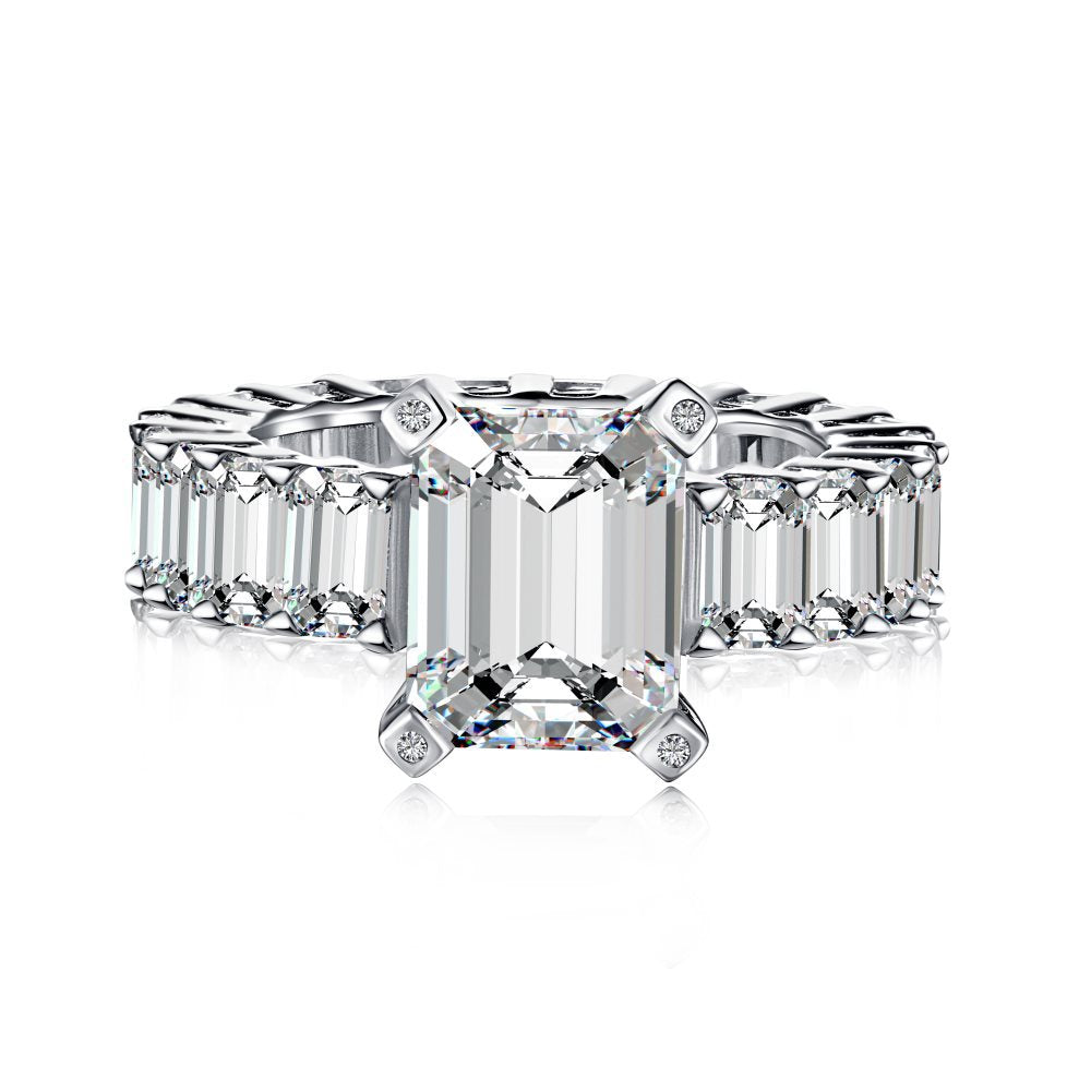Light Luxury S925 Sterling Silver Zircon Ring for Women Karis Fashions
