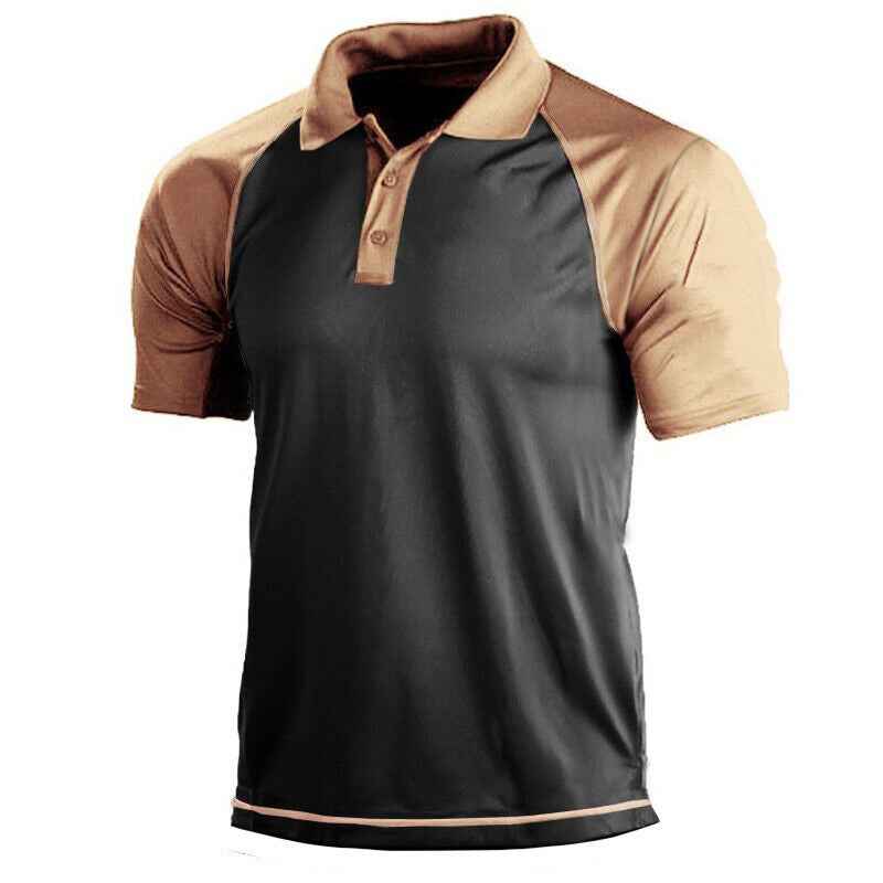 Men's Outdoor 3D Digital Polo Shirt with US Flag Karis Fashions
