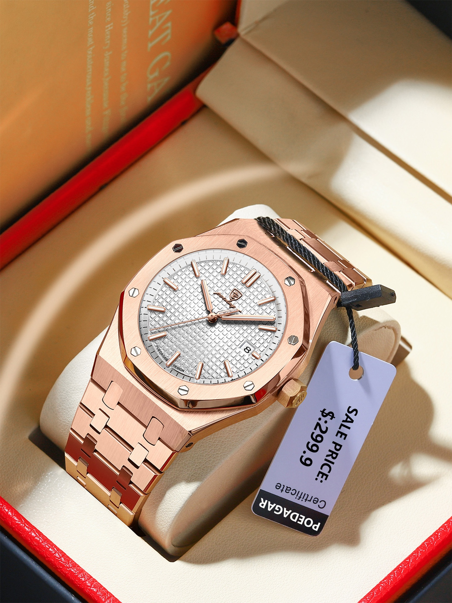 Men's Luminous Waterproof Quartz Watch Karis Fashions