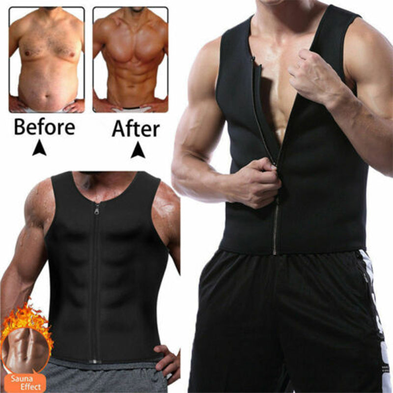 Men's Neoprene Waist Trainer Vest for Weight Loss Karis Fashions