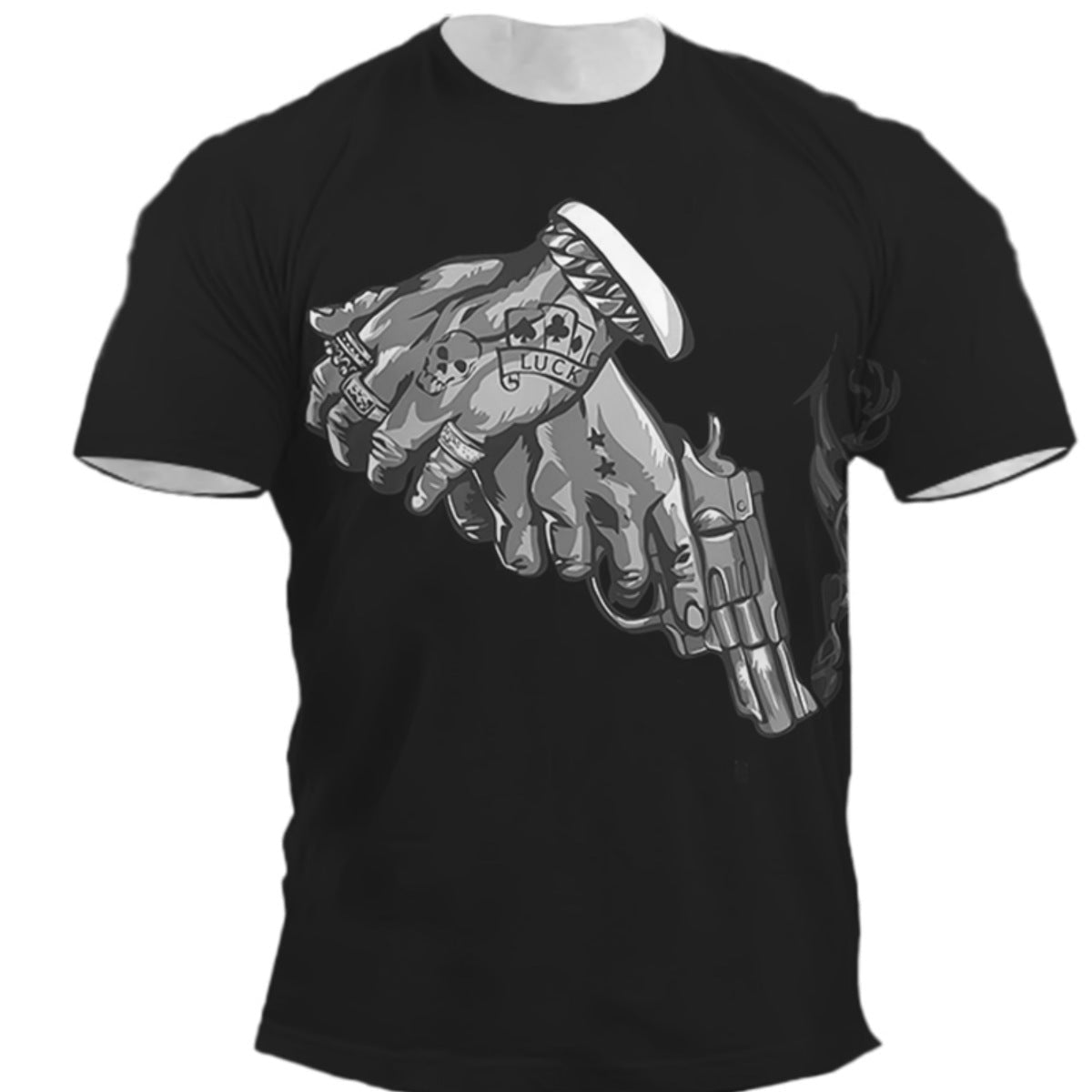 Men's Fashion 3D Printed Short Sleeve T-Shirt Karis Fashions