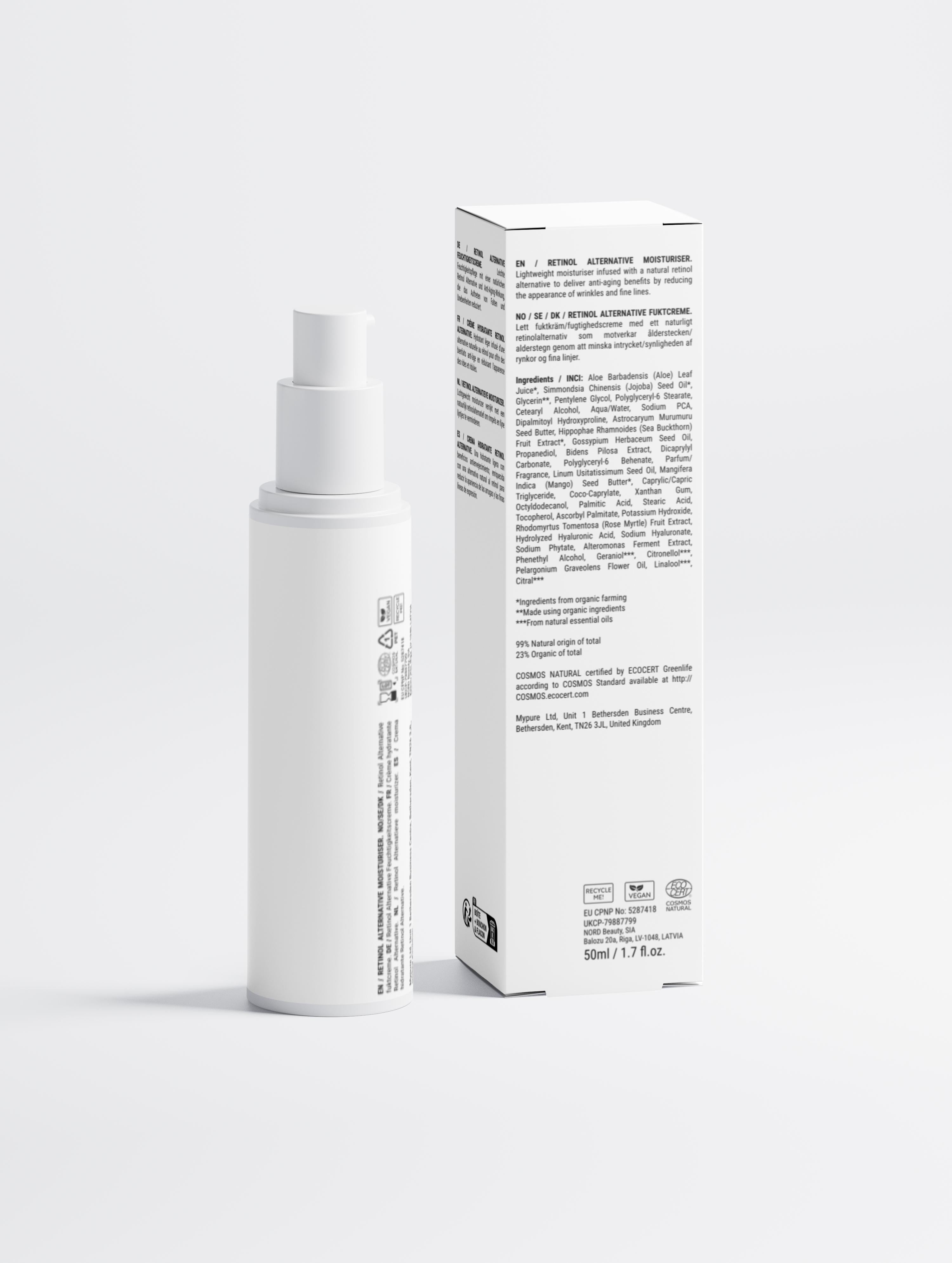 Retinol Alternative Moisturiser Karis Boutique