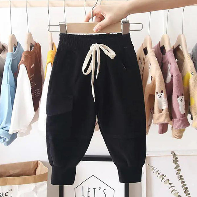 New Cotton Cargo Pants for Boys - Casual Sport Trousers Karis Fashions