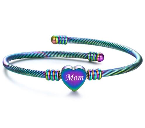 Stainless Steel Braided Mother’s Day Bracelets for Mom Karis Fashions