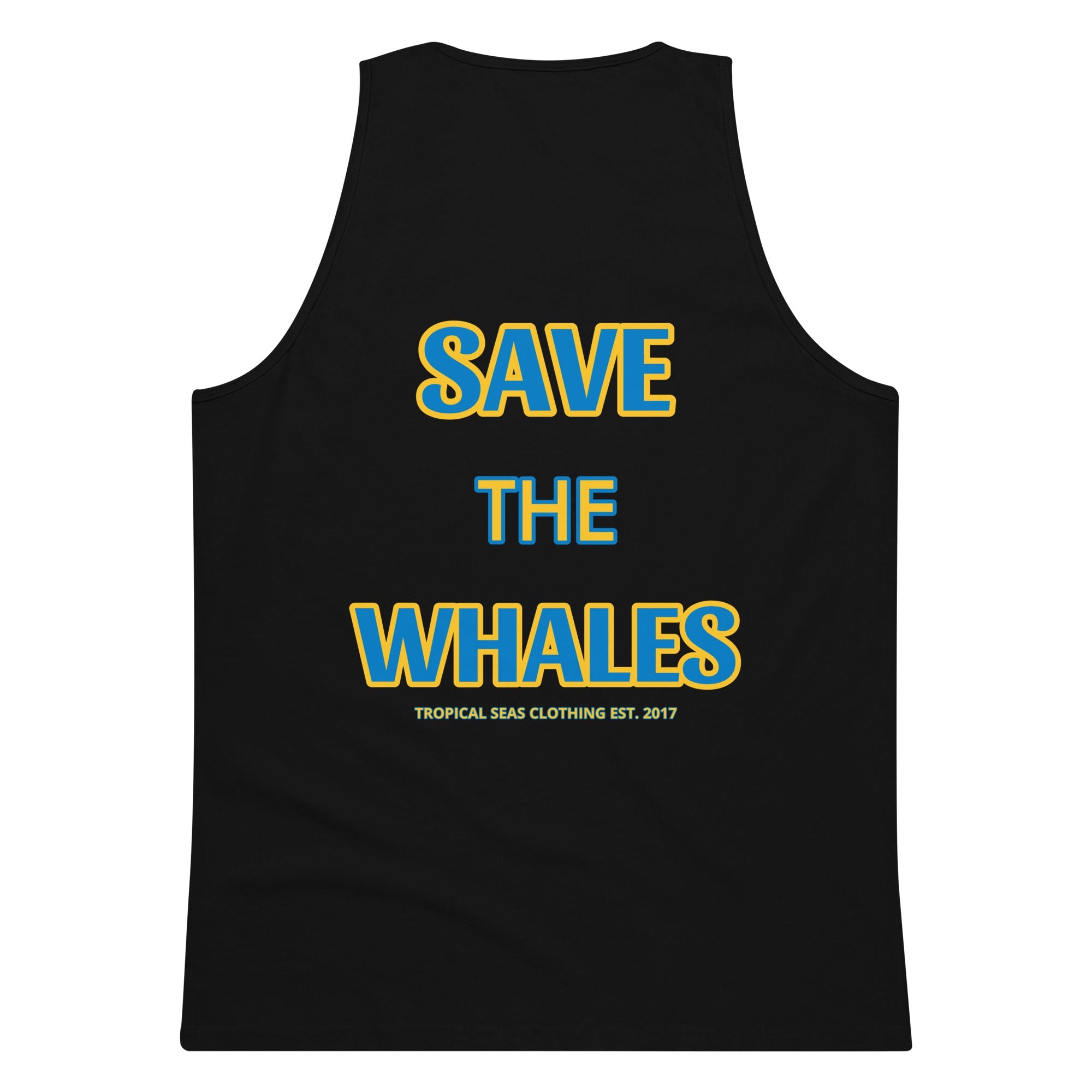 Men’s Premium Save the Whales Tank Top Karis Fashions