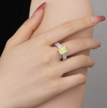 Light Luxury S925 Sterling Silver Zircon Ring for Women Karis Fashions