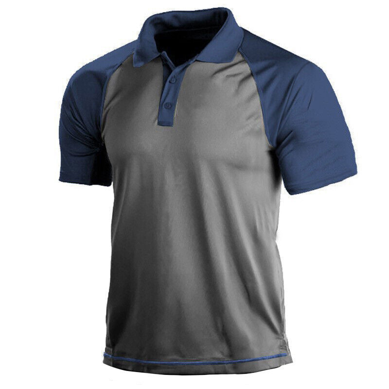 Men's Outdoor 3D Digital Polo Shirt with US Flag Karis Fashions