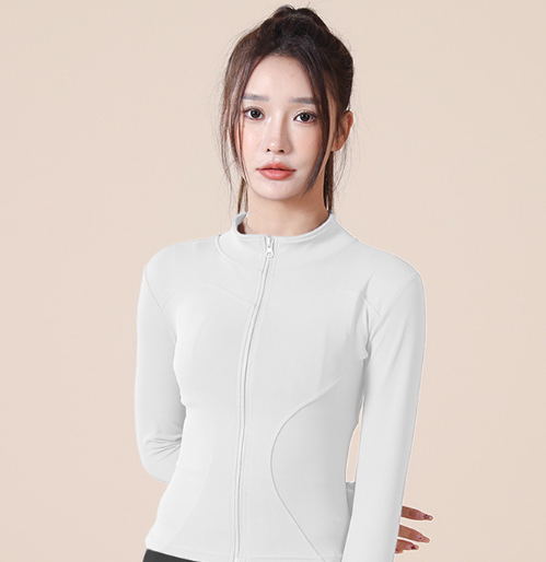 Women's Stretchy Zip-Up Long Sleeve Sports Jacket Karis Fashions