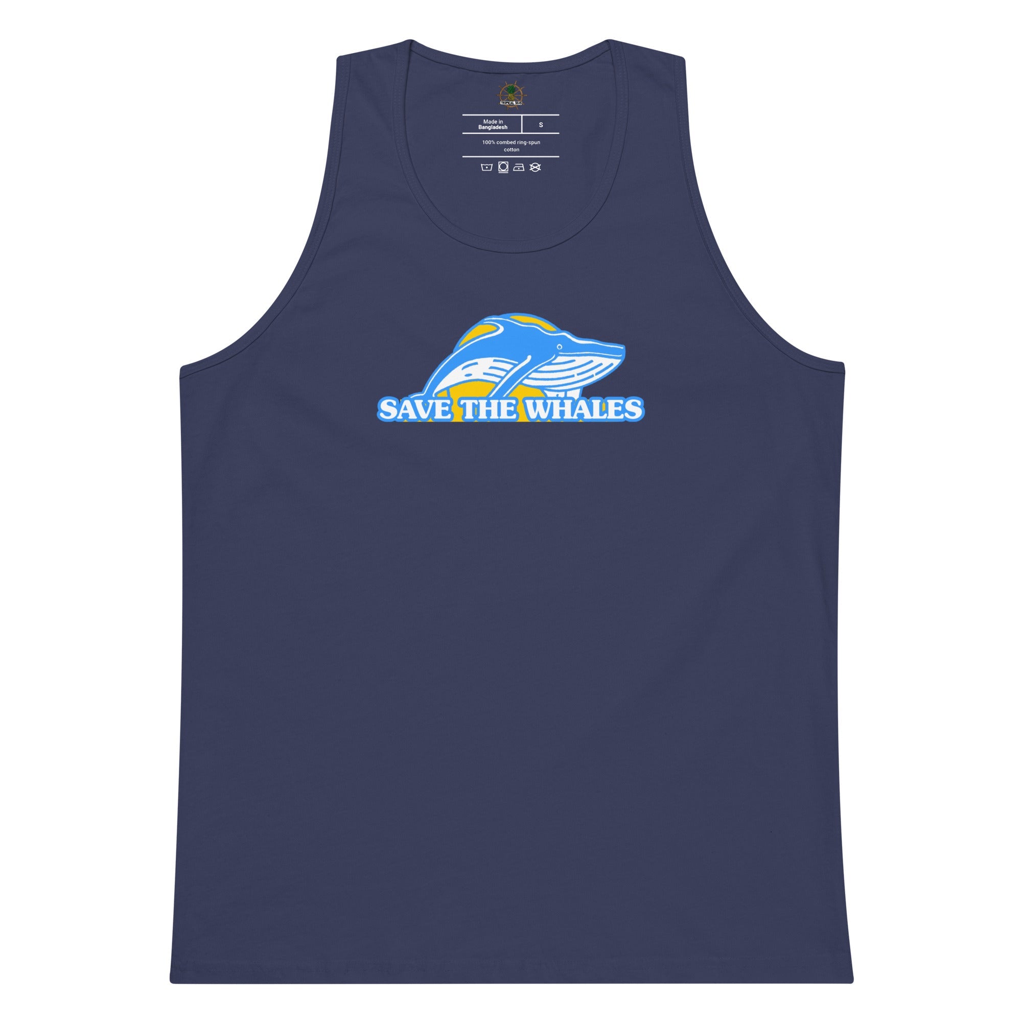 Men’s Premium Save the Whales Tank Top Karis Fashions
