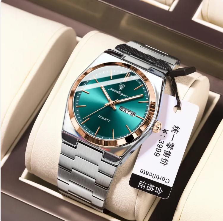 Men's Ultra-Thin Luminous Waterproof Quartz Watch Karis Fashions