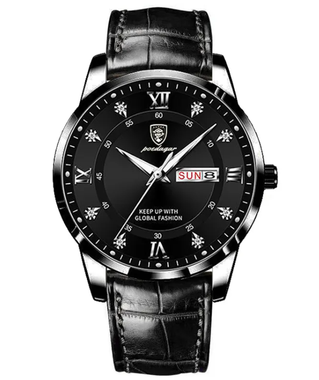 Luminous Waterproof Men's Dual Calendar Watch Karis Fashions
