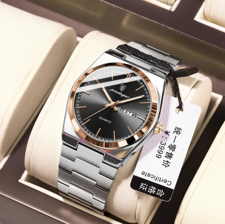 Men's Ultra-Thin Luminous Waterproof Quartz Watch Karis Fashions