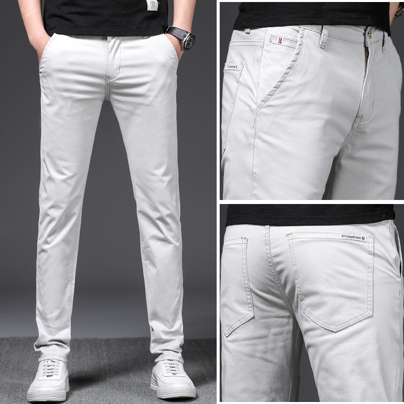 Men's Casual Pants - Stretch Loose Business Casual Style Karis Fashions