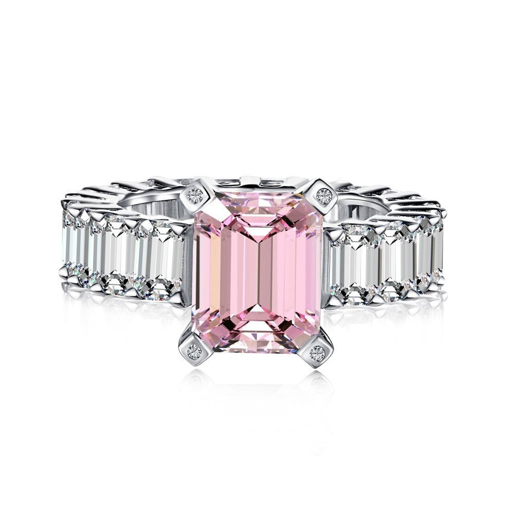 Light Luxury S925 Sterling Silver Zircon Ring for Women Karis Fashions