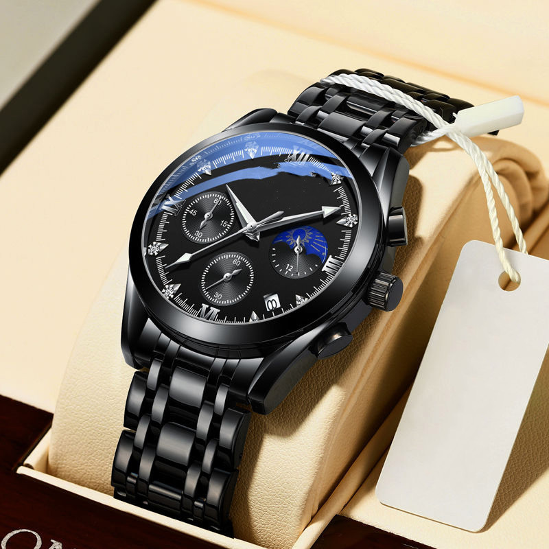 Men's Fashion Waterproof Luminous Calendar Sports Quartz Watch Karis Fashions