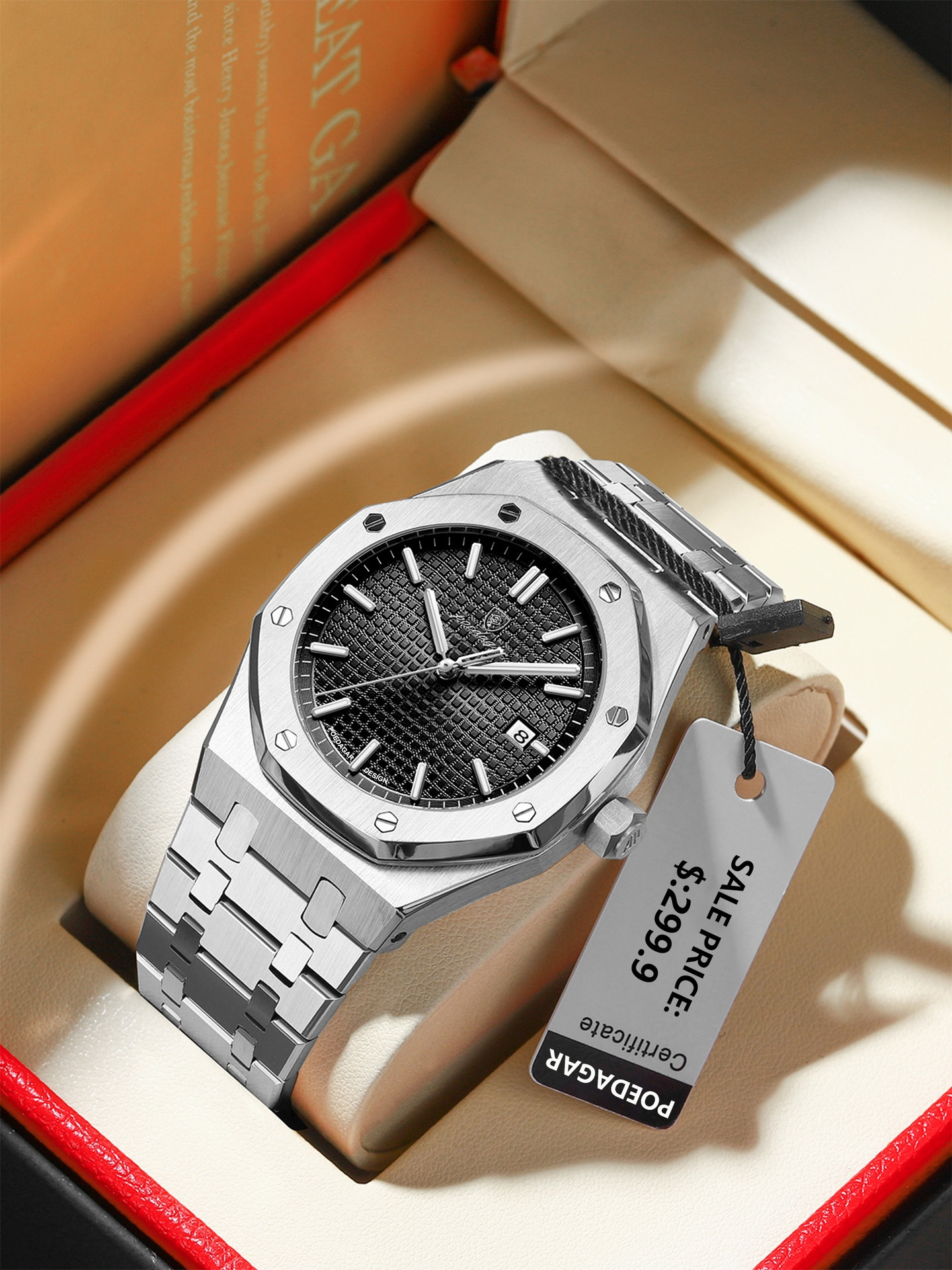 Men's Luminous Waterproof Quartz Watch Karis Fashions