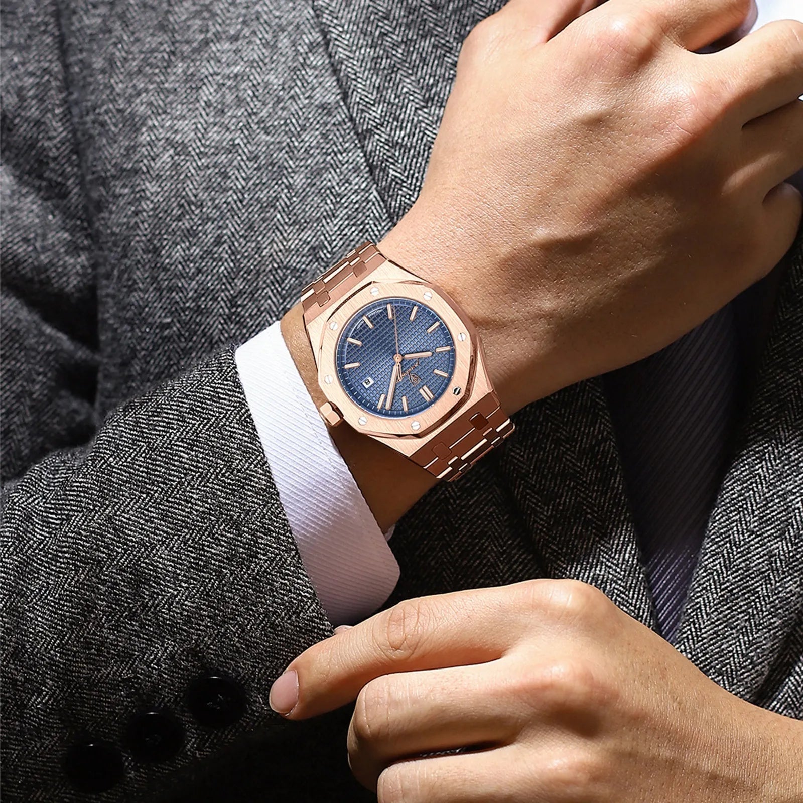 Men's Luminous Waterproof Quartz Watch Karis Fashions