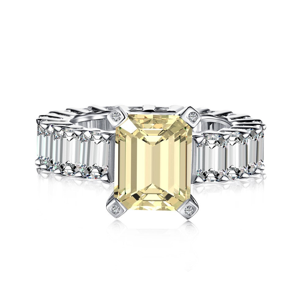Light Luxury S925 Sterling Silver Zircon Ring for Women Karis Fashions