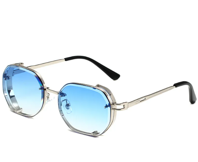 Men's Fashion Square Metal Sunglasses Karis Fashions