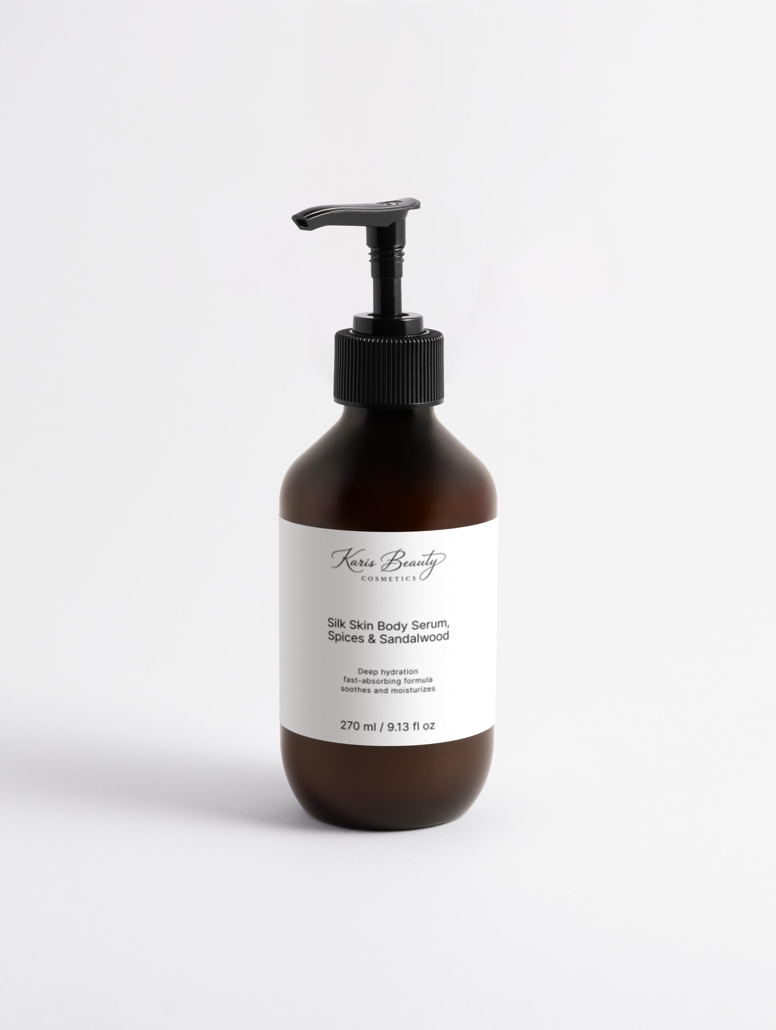 Silk Skin Body Serum, Spices & Sandalwood Karis Boutique